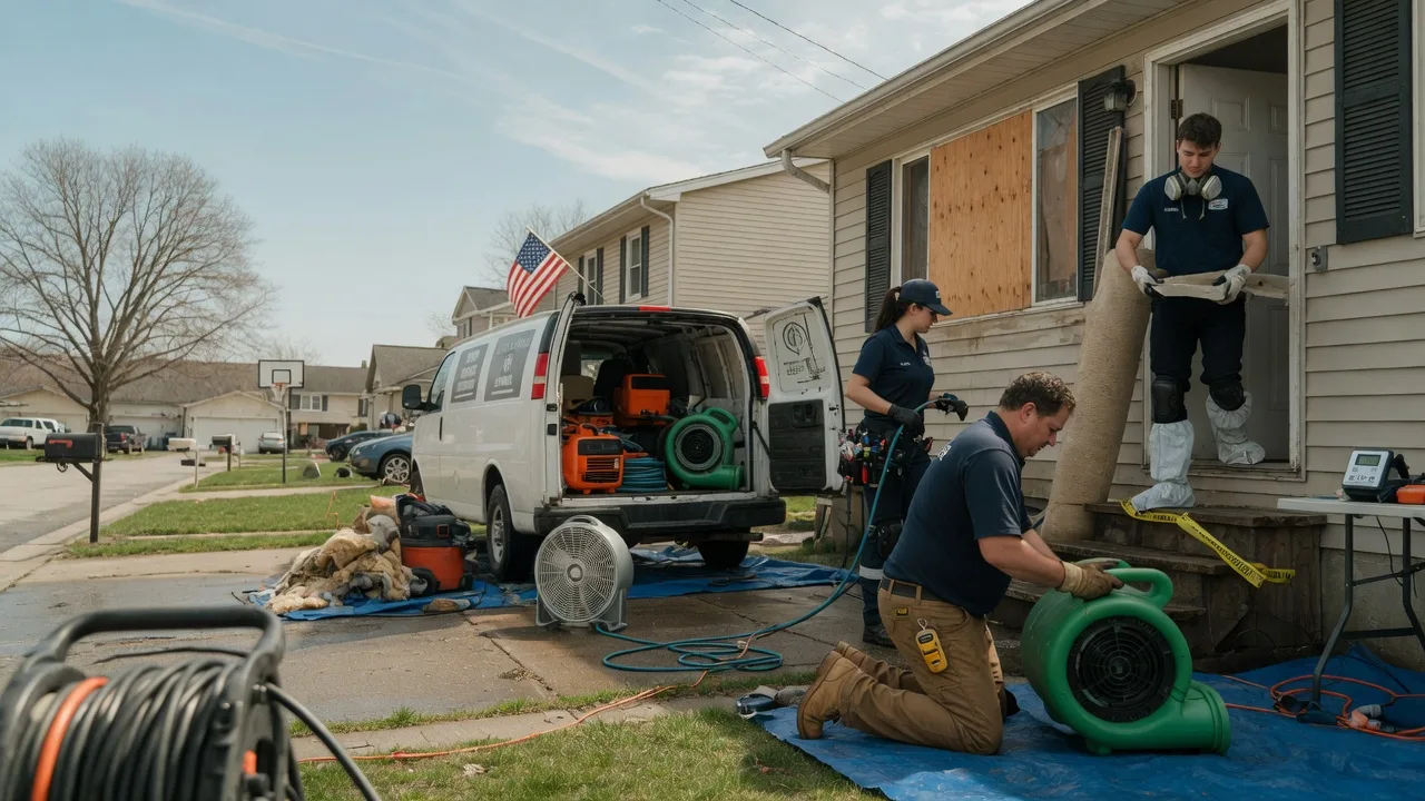 Water Damage Restoration in Big Bend, WV near me